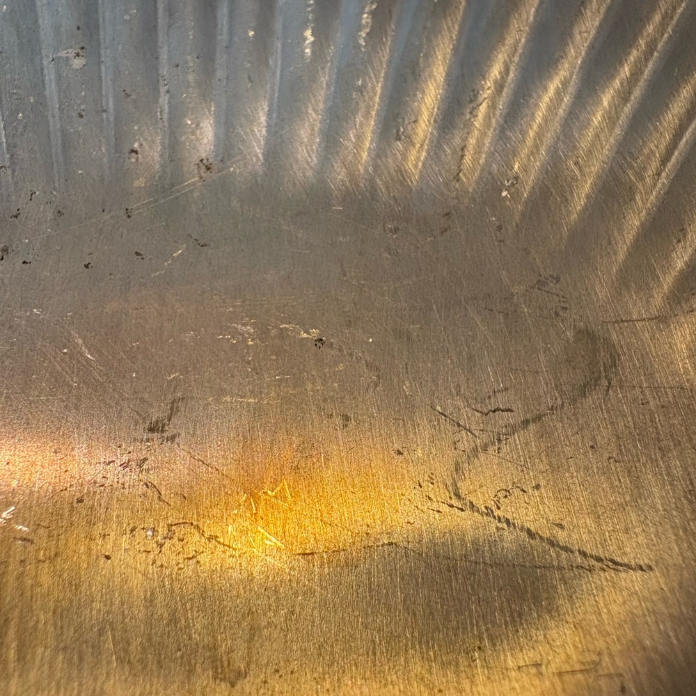 Gorham Pewter Shell Serving Tray - Shiny Silver Finish - Picture 10 of 10
